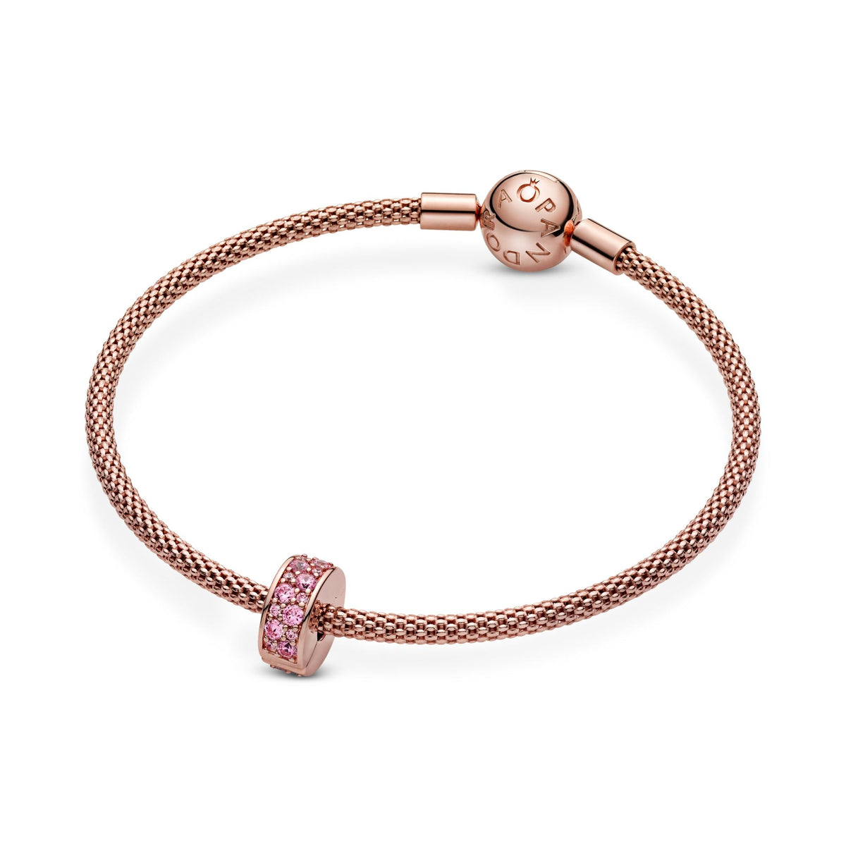 Pandora Moments Charm Clip Pavé Rose 781817PCZ