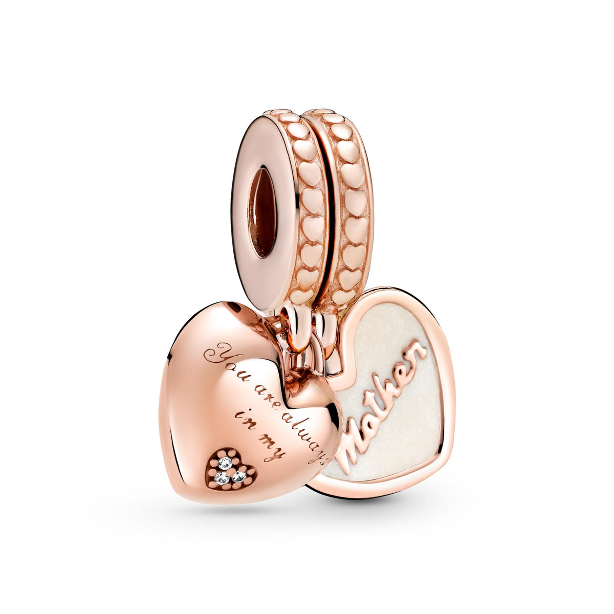 Pandora Moments Charm Pendant Séparable Tu es toujours dans mon cœur 782072EN23