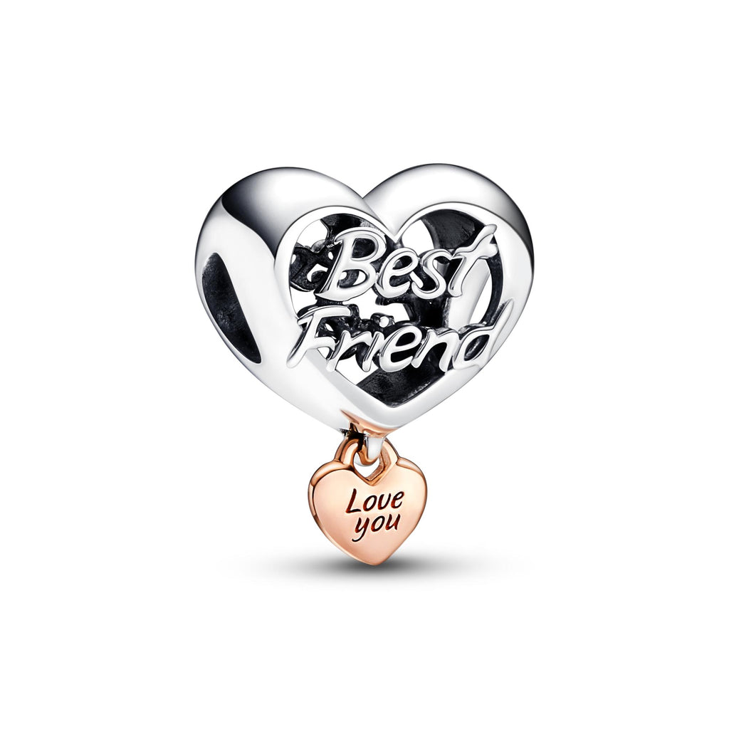Pandora Moments Charm Cœur Love You Best Friend 782243C00