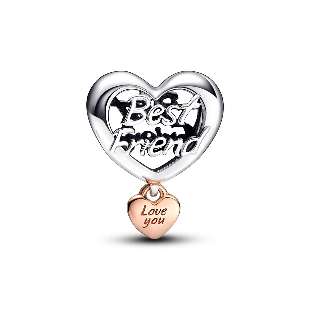 Pandora Moments Charm Cœur Love You Best Friend 782243C00
