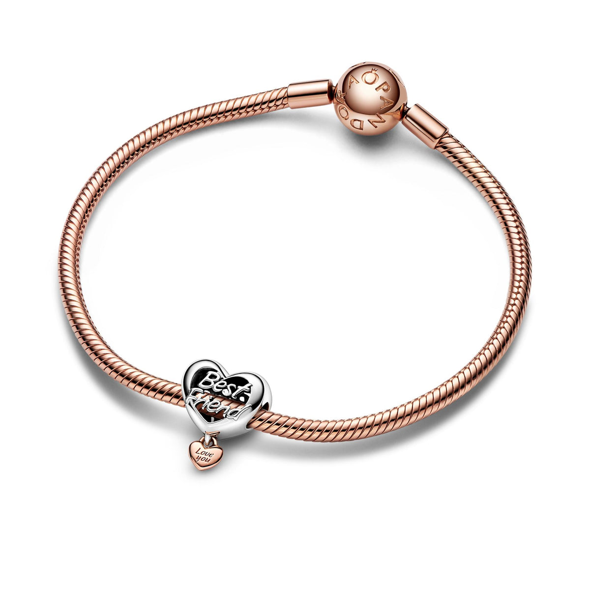 Pandora Moments Charm Cœur Love You Best Friend 782243C00