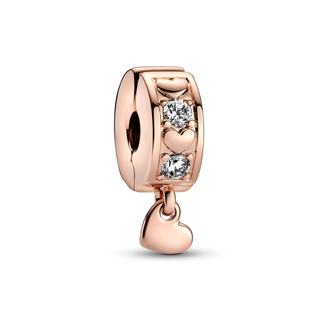 Pandora Moments Charm Clip Pendant Scintillant Cœurs de l'Infini 782253C01
