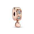 Pandora Moments Charm Clip Pendant Scintillant Cœurs de l'Infini 782253C01