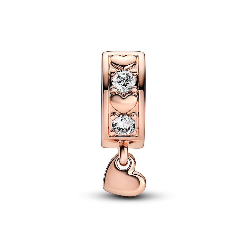 Pandora Moments Charm Clip Pendant Scintillant Cœurs de l'Infini 782253C01