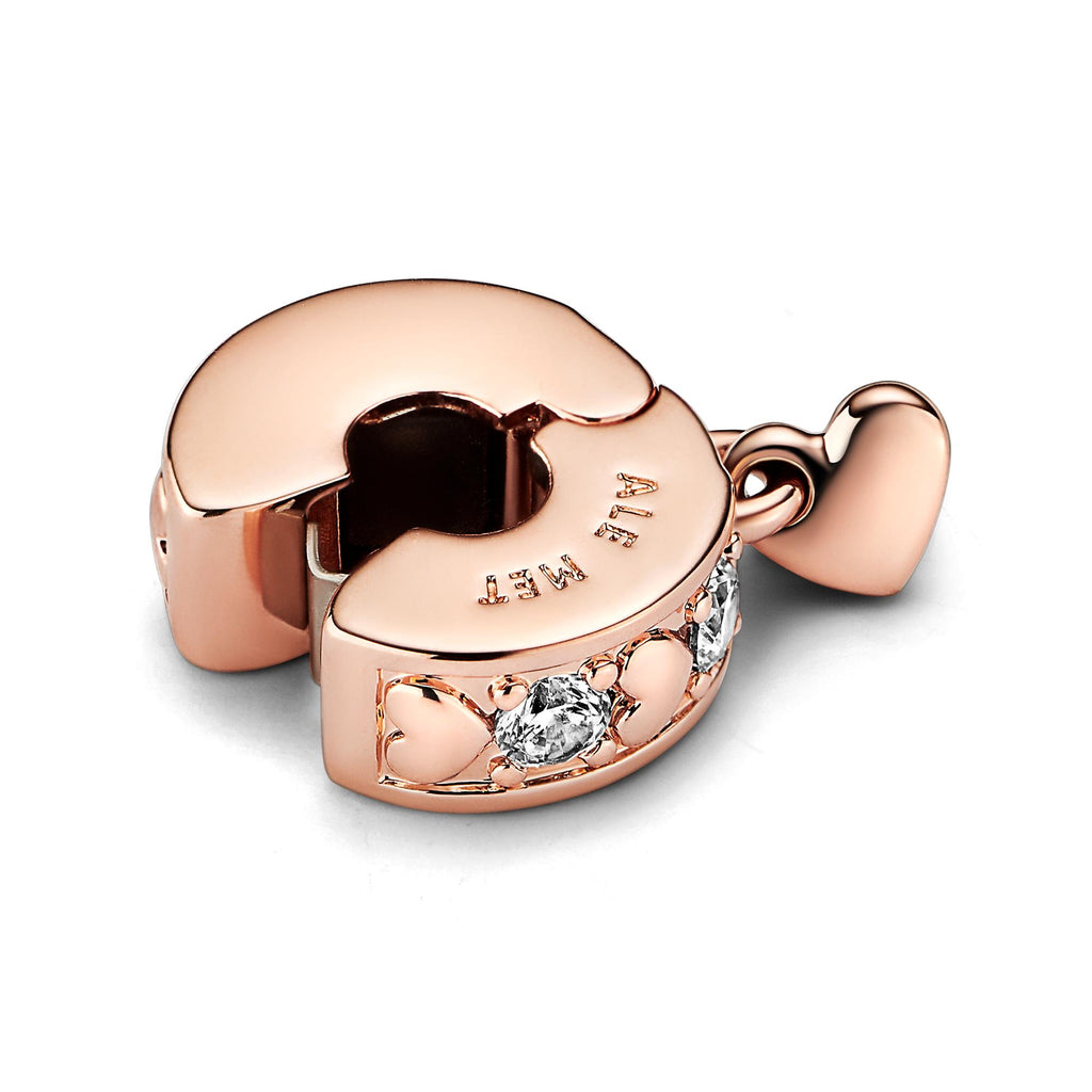 Pandora Moments Charm Clip Pendant Scintillant Cœurs de l'Infini 782253C01