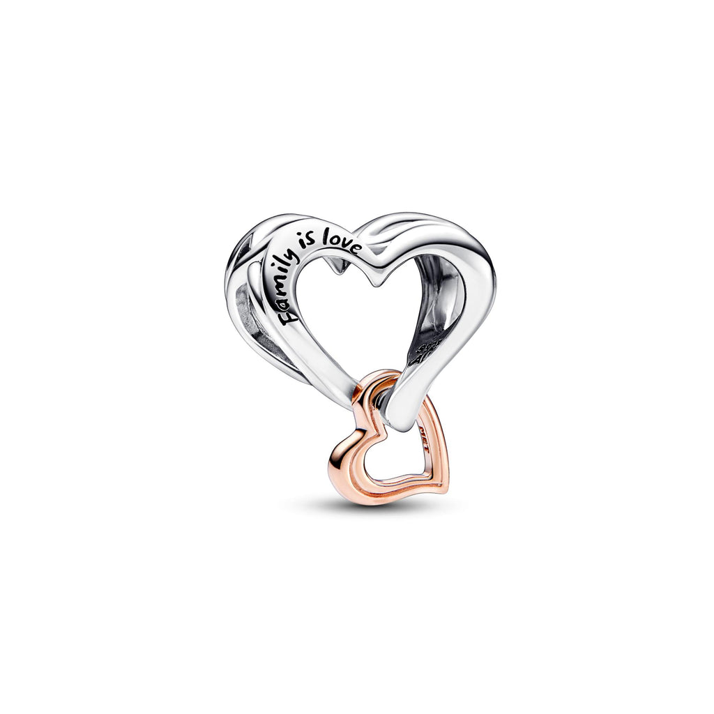 Pandora Moments Charm Cœur Infini Ajouré Bicolore 782642C00