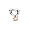Pandora Moments Charm Cœur Infini Ajouré Bicolore 782642C00