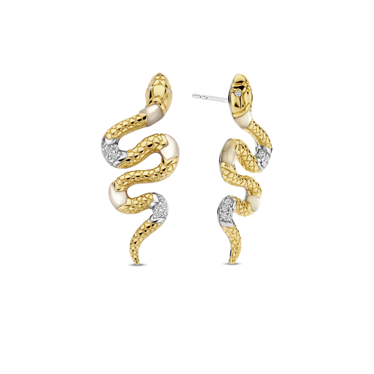 Ti Sento Milano Puces d'oreilles Serpent 7827MW