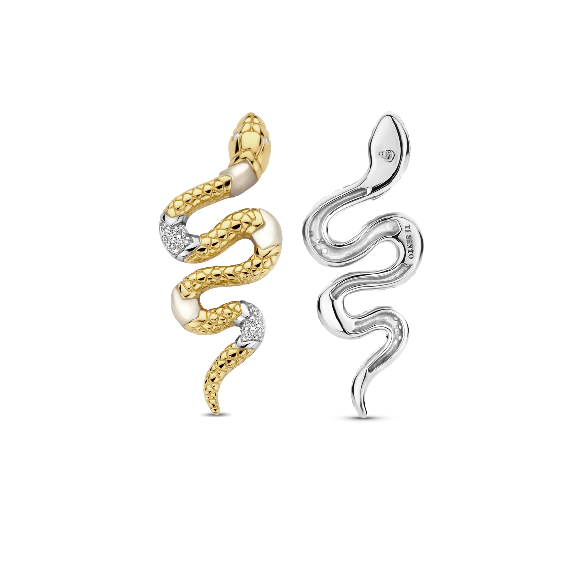 Ti Sento Milano Puces d'oreilles Serpent 7827MW