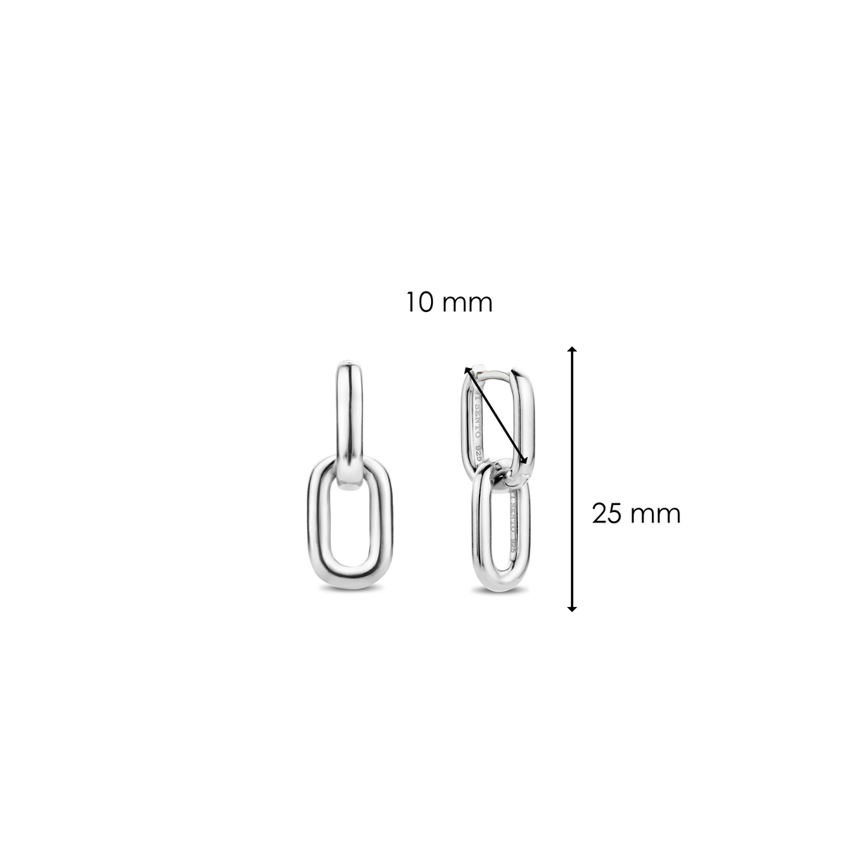 Ti Sento Milano Boucles d'oreilles pendantes Signature 7831SI