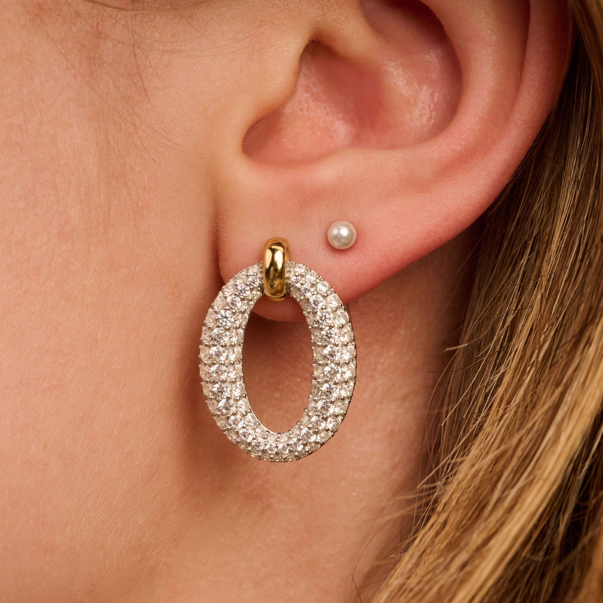 Ti Sento Milano Puces d'oreilles Perles 7841PW