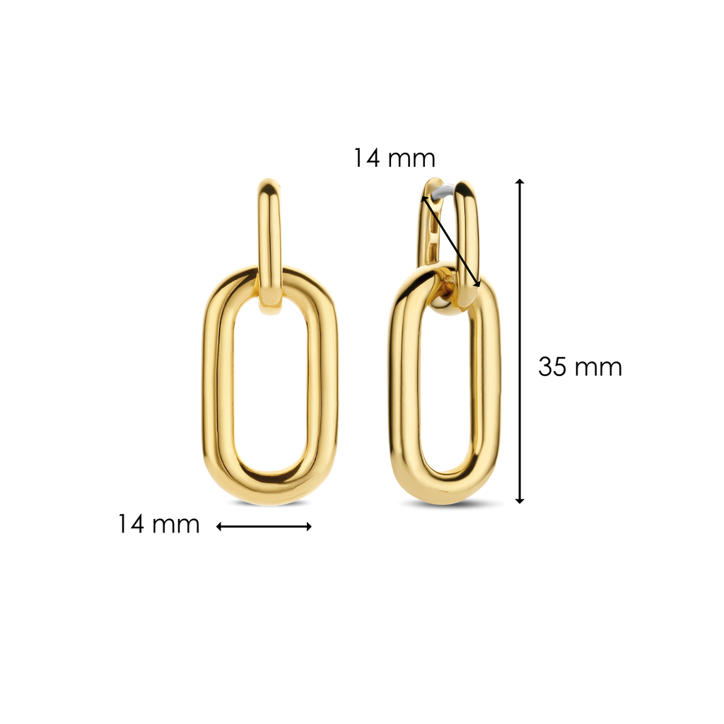 Ti Sento Milano Boucles d'oreilles pendantes Signature 7846SY