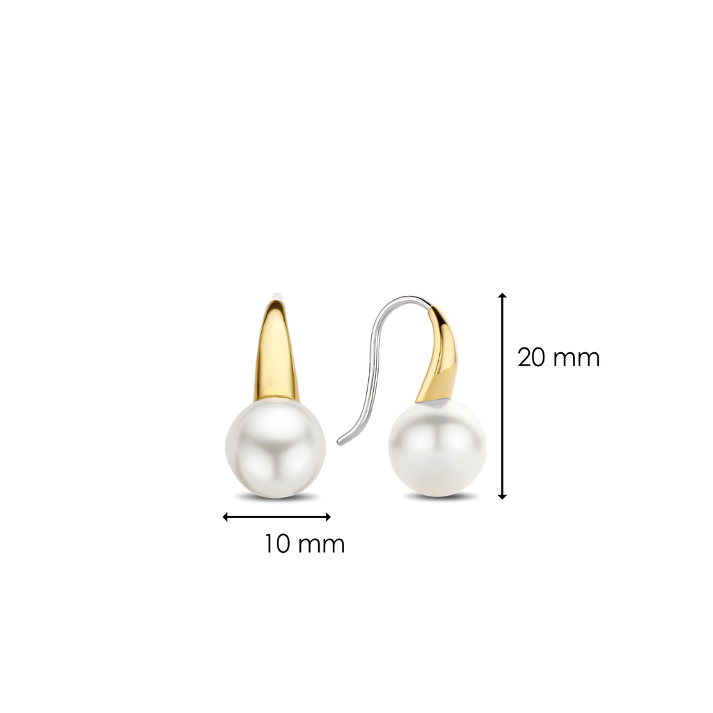 Ti Sento Milano Puces d'oreilles Perles 7849PW