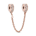 Pandora Moments Charm Clip Chaîne de Confort Pavé Incolore 786322CZ-05