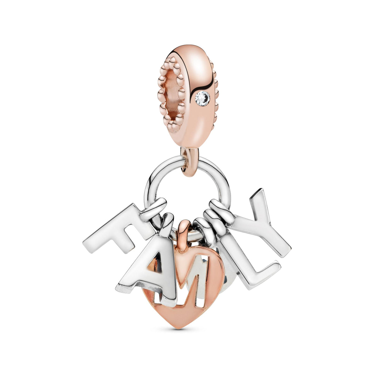 Pandora Moments Charm Pendant Lettres Family (Famille) 787785CZ
