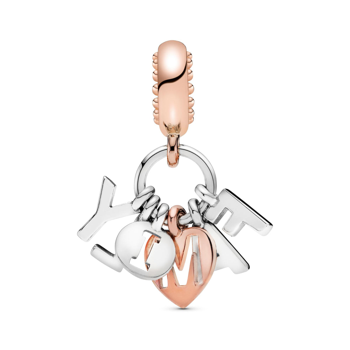 Pandora Moments Charm Pendant Lettres Family (Famille) 787785CZ