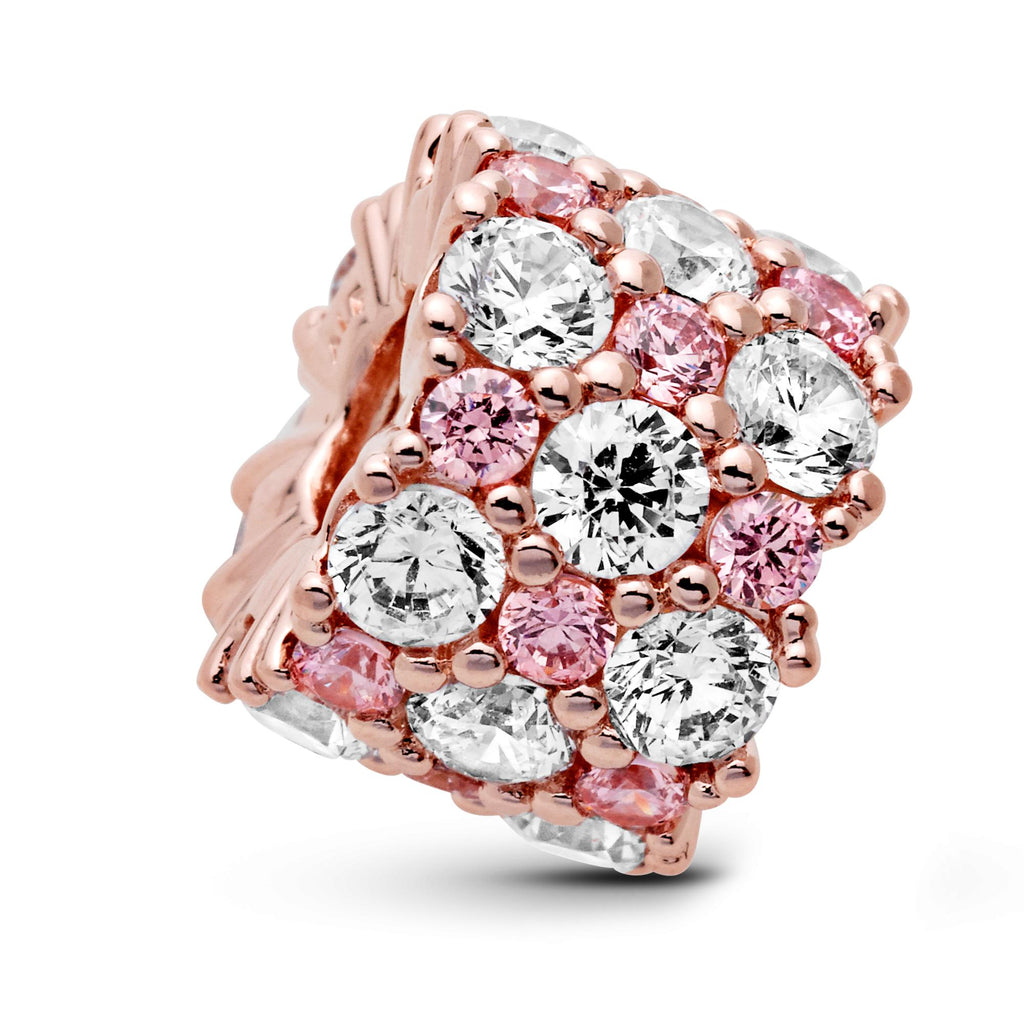 Pandora Moments Charm Éclat Rose & Incolore 788487C01