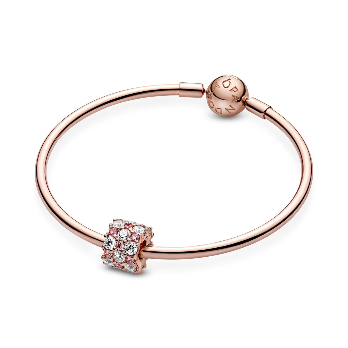 Pandora Moments Charm Éclat Rose & Incolore 788487C01