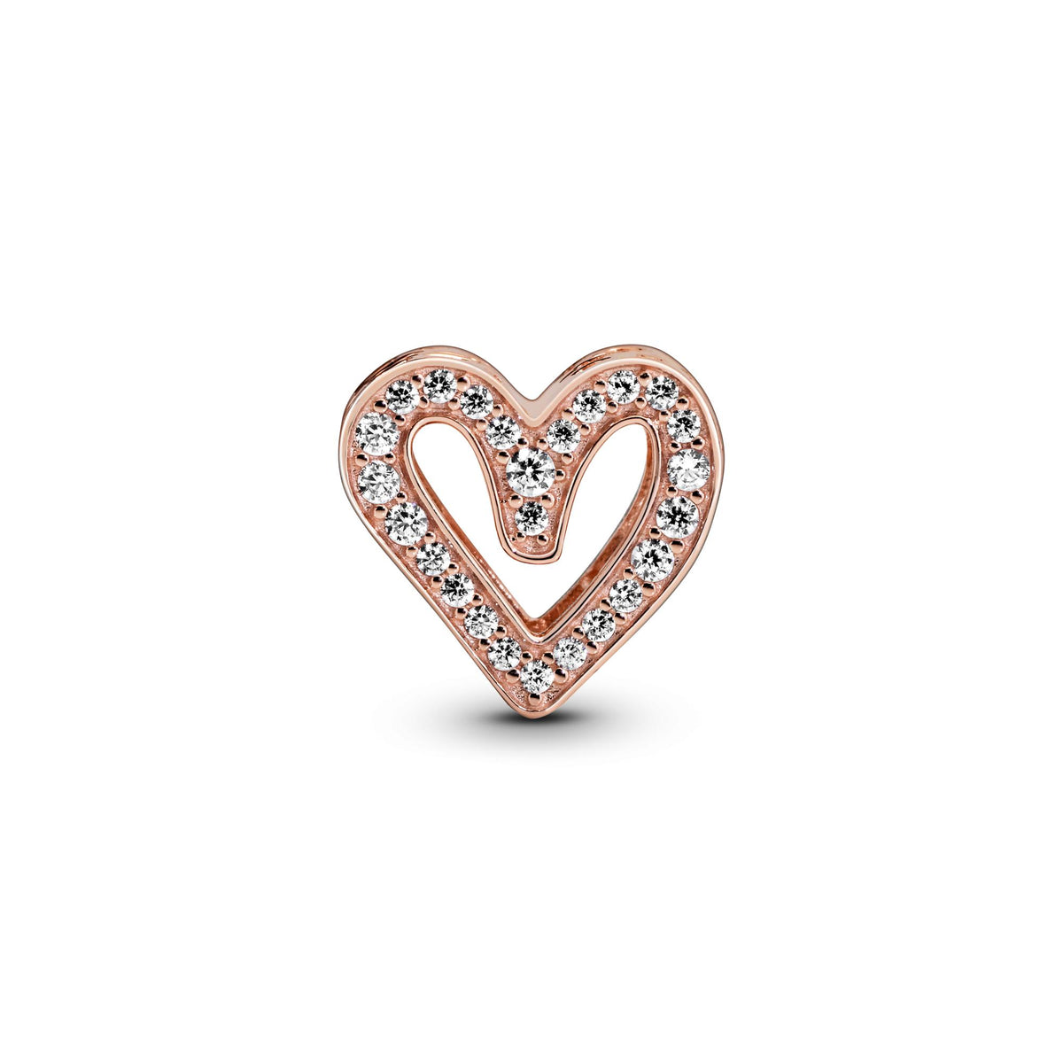 Pandora Moments Charm Esquisse de Cœur Scintillant 788692C01
