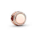 Pandora Moments Charm Bouton Scintillant Gravable 788747C01