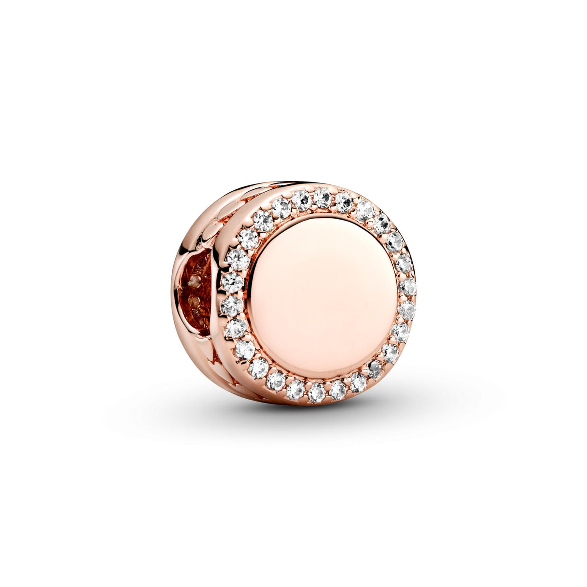 Pandora Moments Charm Bouton Scintillant Gravable 788747C01