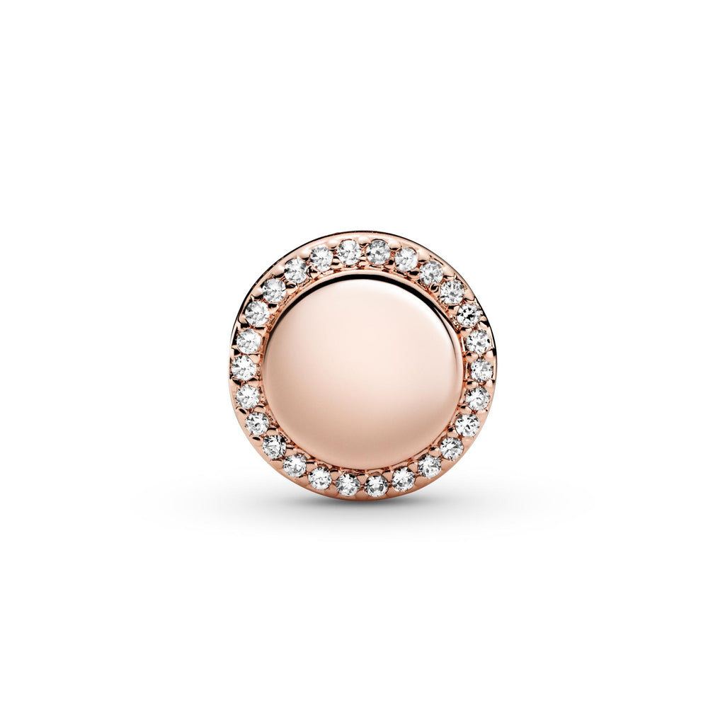 Pandora Moments Charm Bouton Scintillant Gravable 788747C01