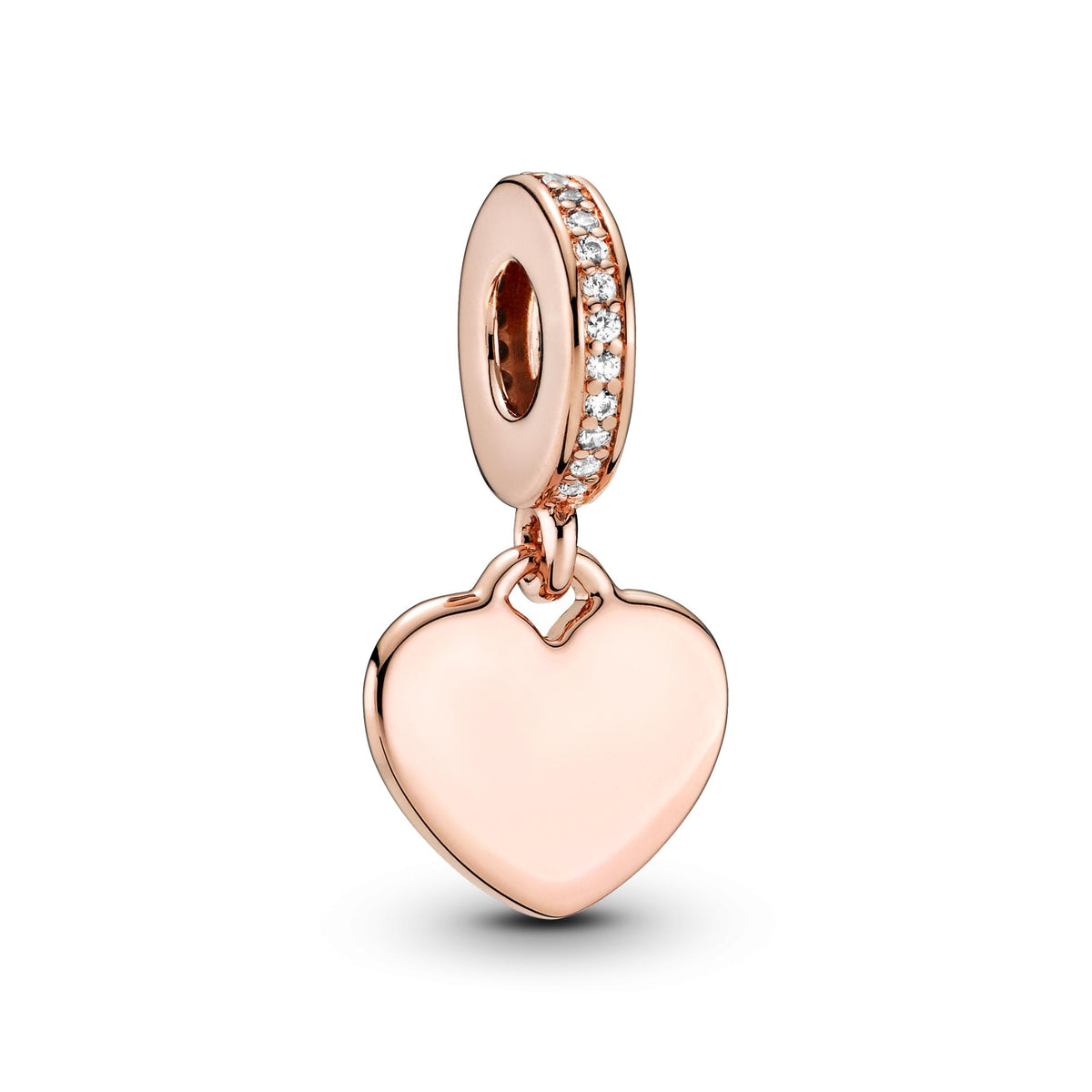 Pandora Moments Charm Pendant Plaque Cœur Gravable 788761C01