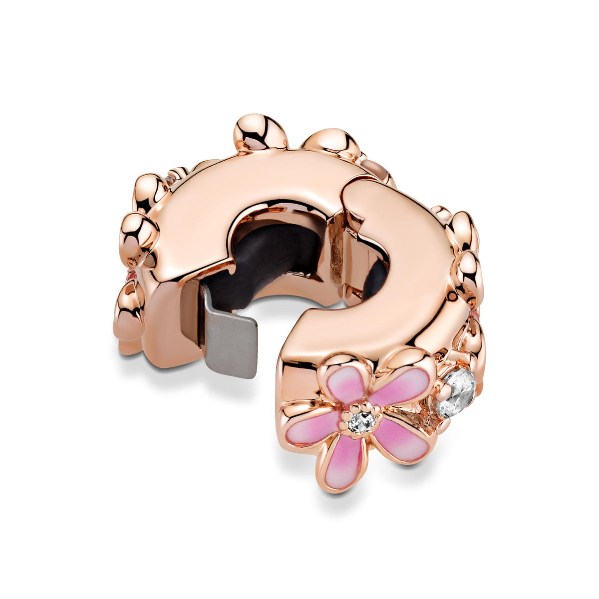 Pandora Moments Charm Clip Espaceur Marguerite Rose 788809C01