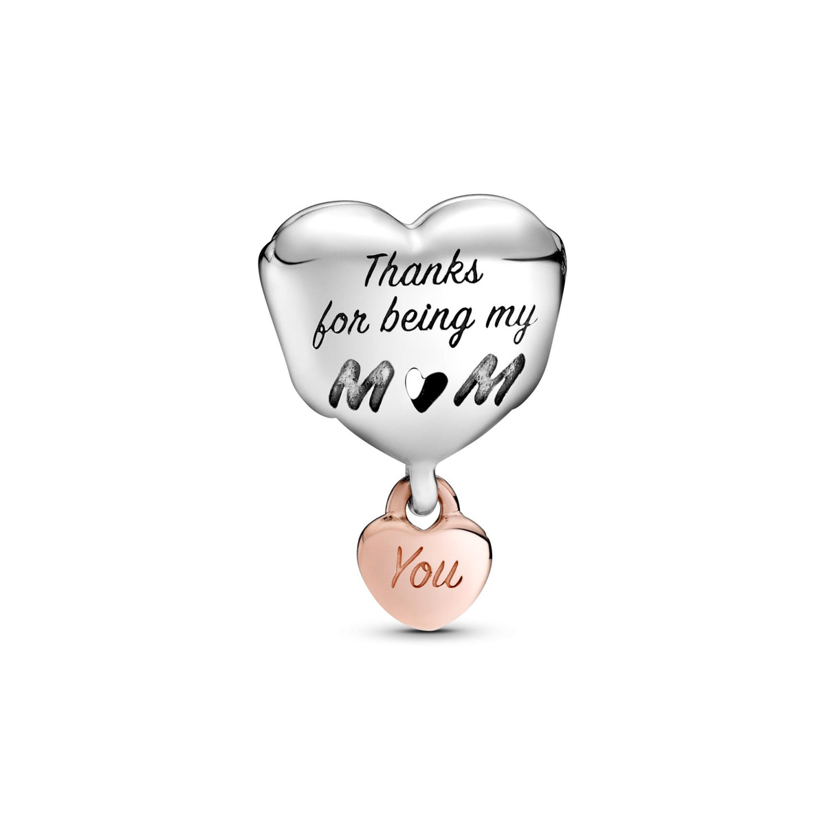 Pandora Moments Charm Cœur de Maman Rose 788830C00