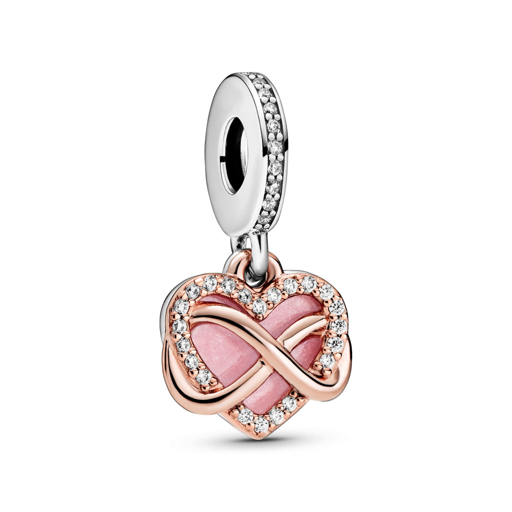Pandora Moments Charm Pendant Cœur Infini Scintillant 788878C01