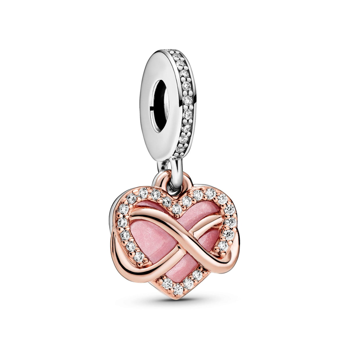 Pandora Moments Charm Pendant Cœur Infini Scintillant 788878C01