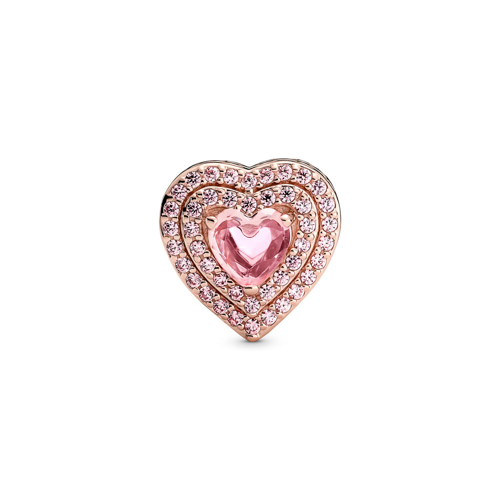 Pandora Moments Charm Cœurs Nivelés Scintillant 789218C01