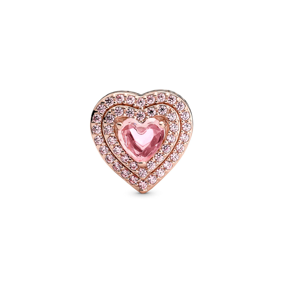Pandora Moments Charm Cœurs Nivelés Scintillant 789218C01