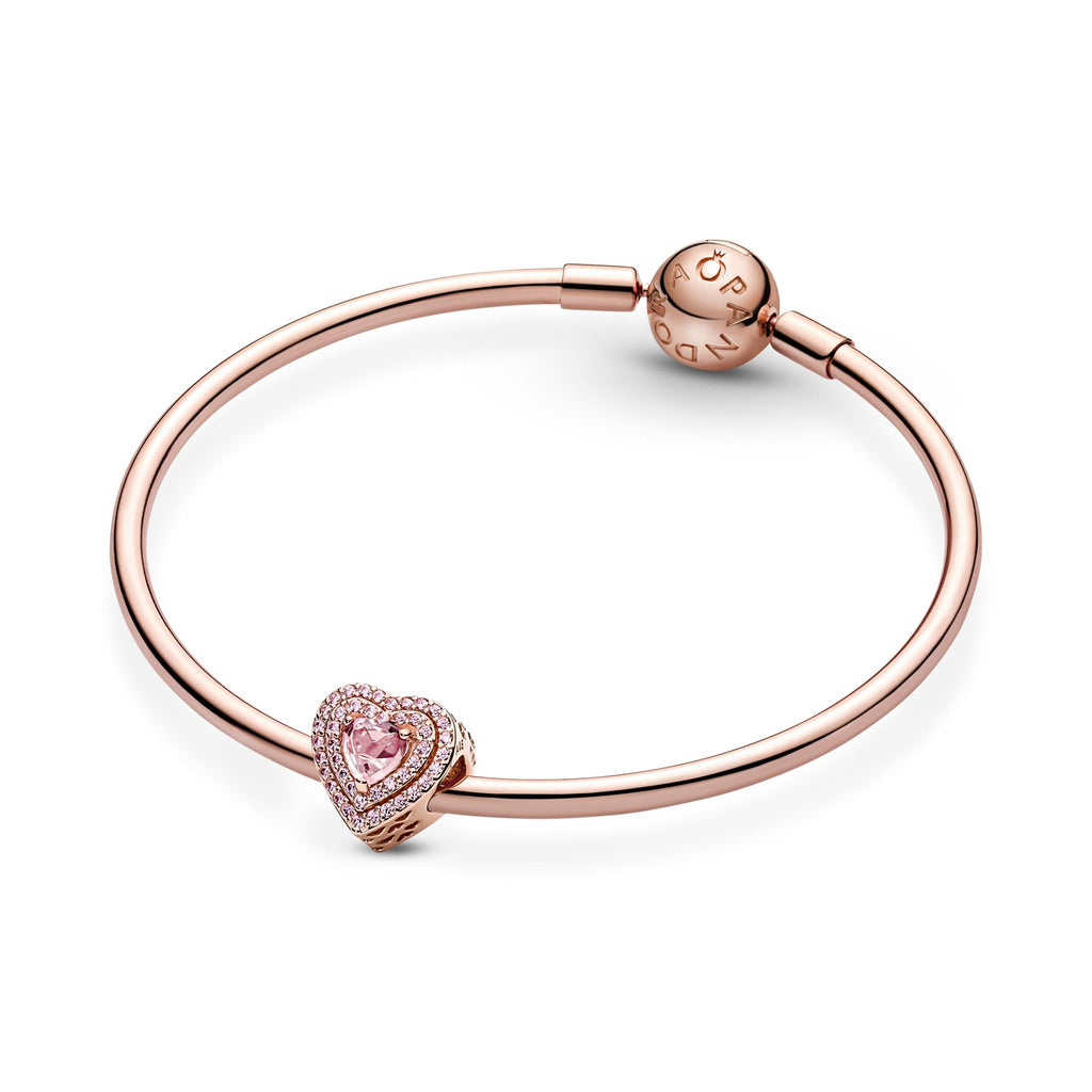 Pandora Moments Charm Cœurs Nivelés Scintillant 789218C01