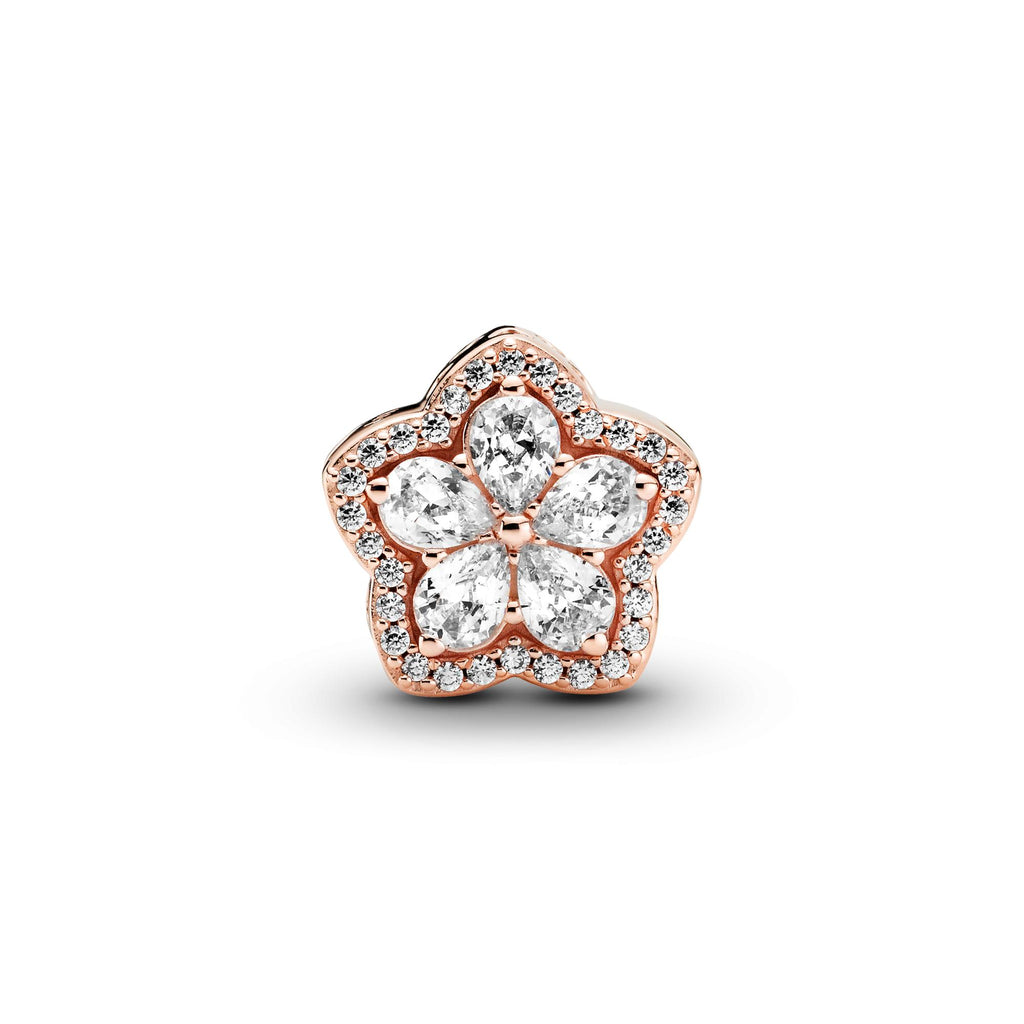 Pandora Moments Charm Pavé Flocon de Neige Scintillant 789224C01