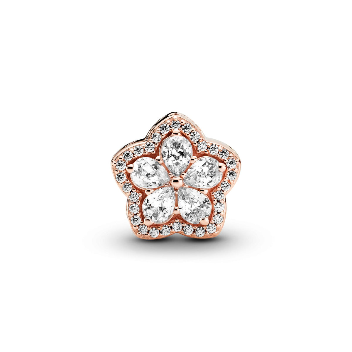 Pandora Moments Charm Pavé Flocon de Neige Scintillant 789224C01