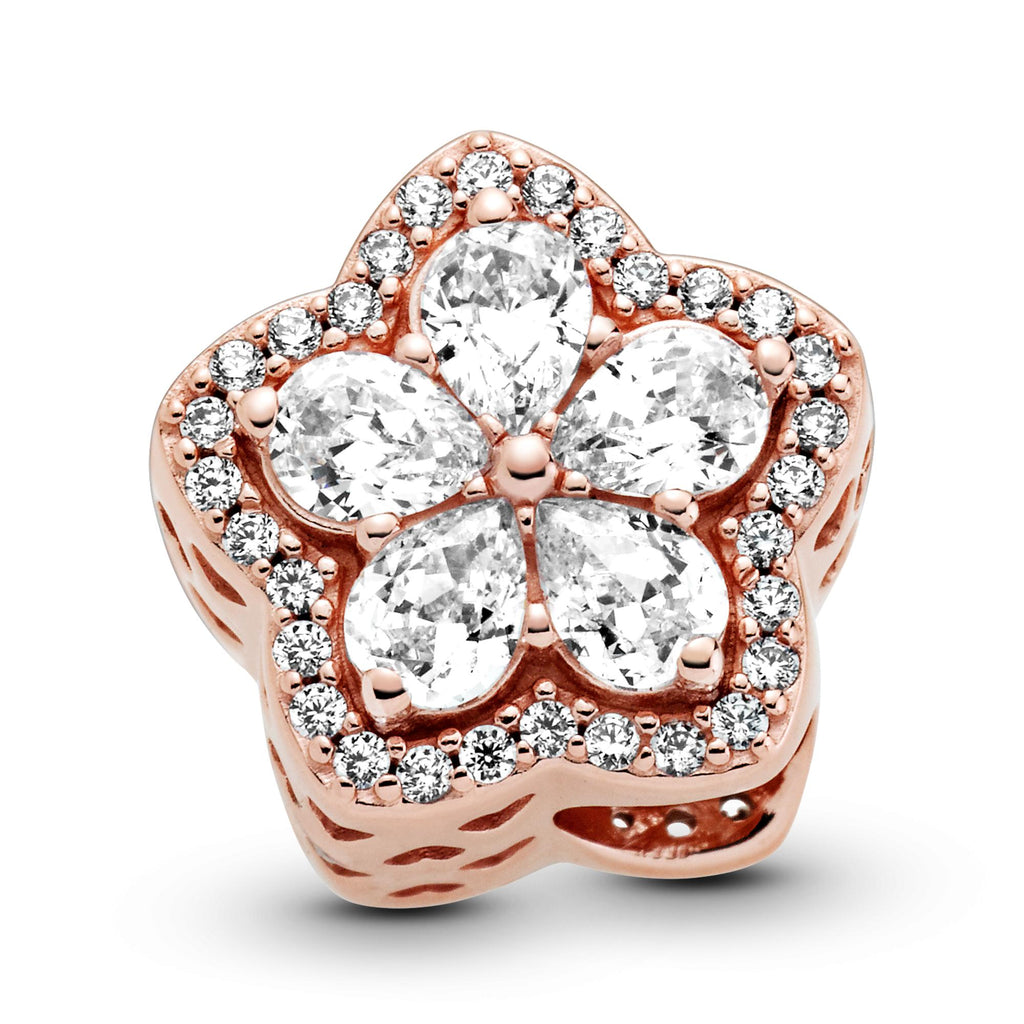 Pandora Moments Charm Pavé Flocon de Neige Scintillant 789224C01