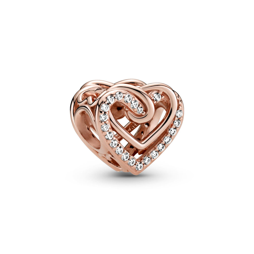 Pandora Moments Charm Cœurs Entrelacés Scintillant 789270C01
