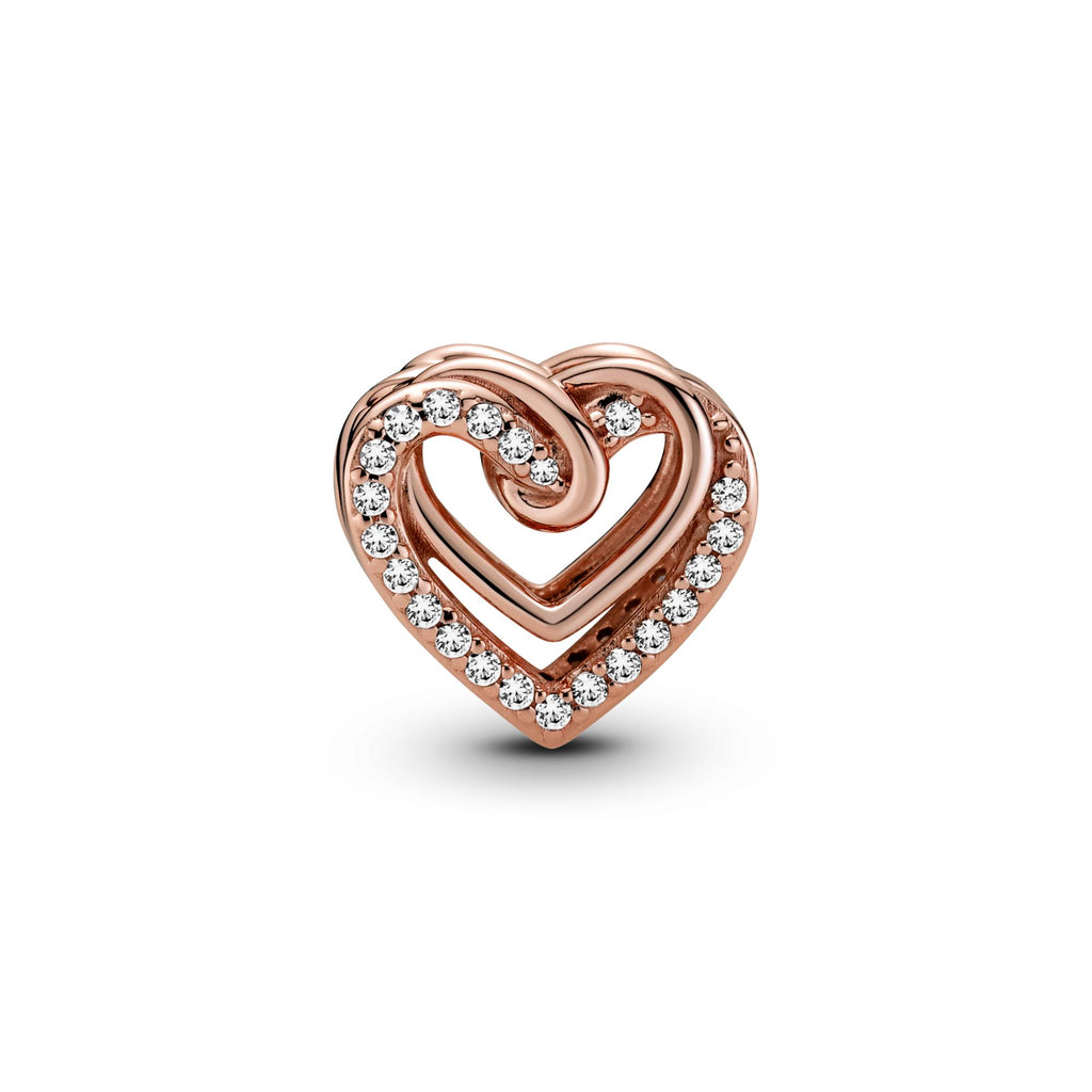 Pandora Moments Charm Cœurs Entrelacés Scintillant 789270C01