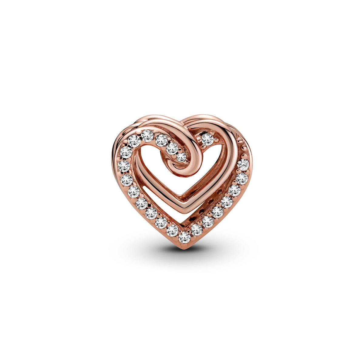 Pandora Moments Charm Cœurs Entrelacés Scintillant 789270C01