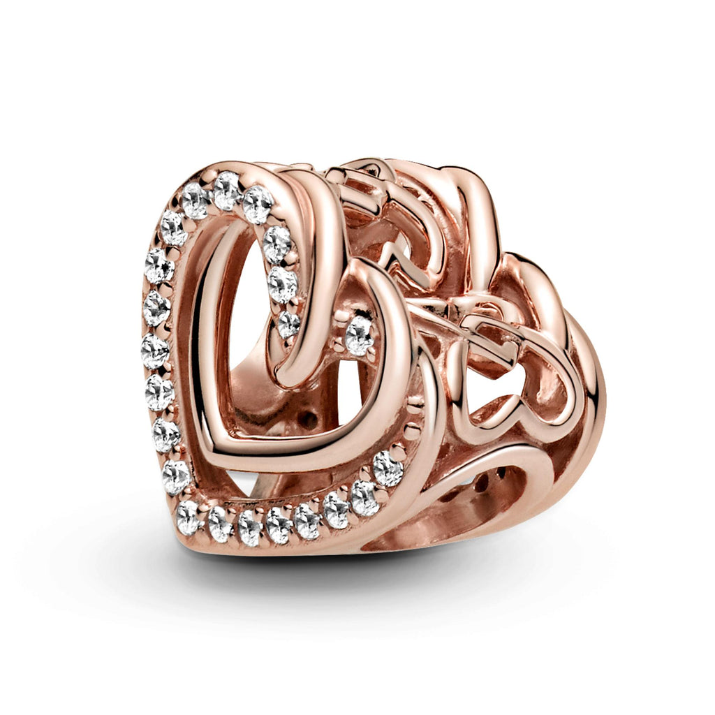 Pandora Moments Charm Cœurs Entrelacés Scintillant 789270C01