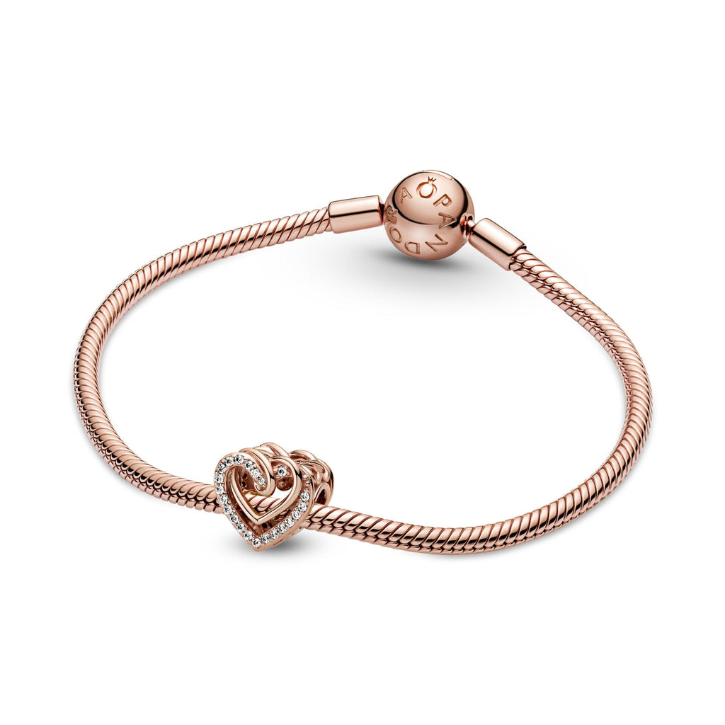 Pandora Moments Charm Cœurs Entrelacés Scintillant 789270C01