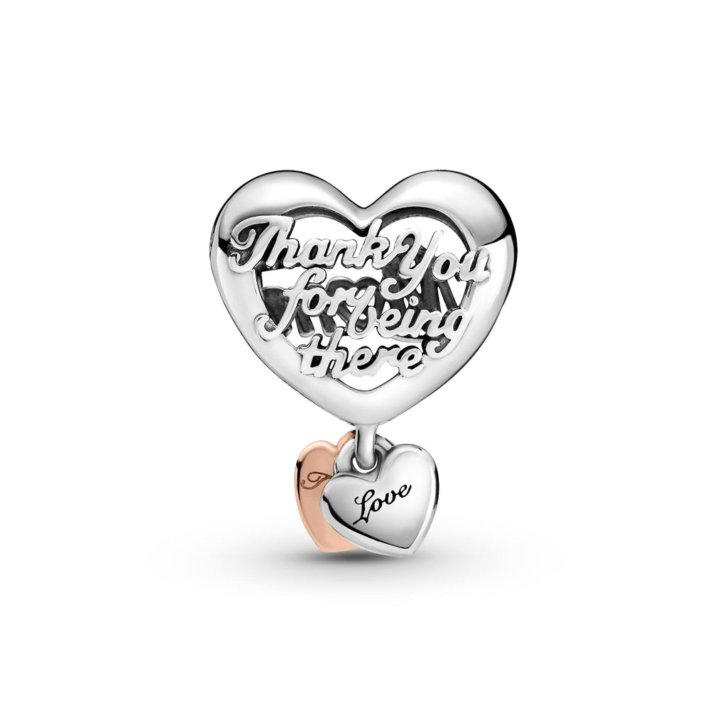 Pandora Moments Charm Cœur Thank You Mum (Merci Maman) 789372C00