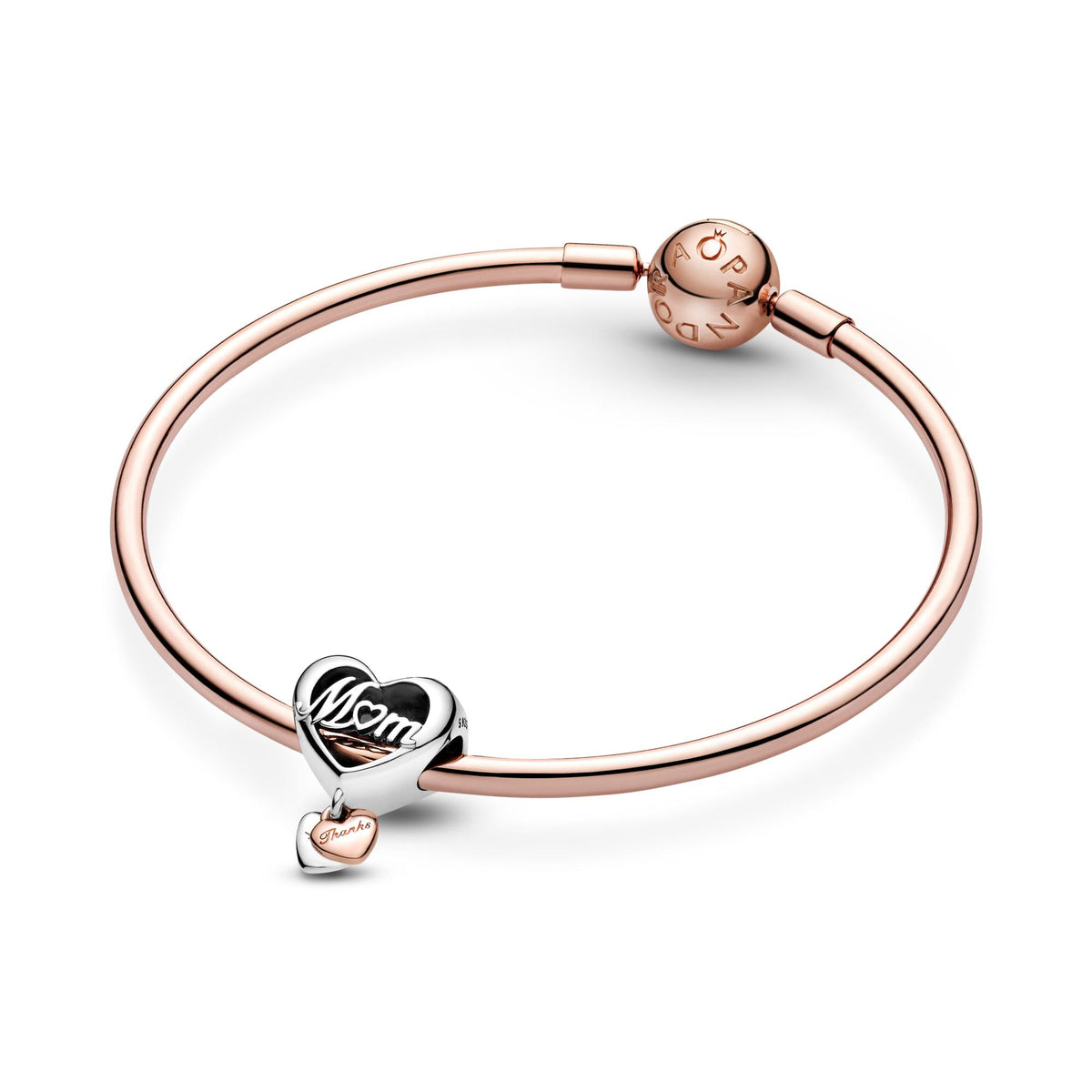 Pandora Moments Charm Cœur Thank You Mum (Merci Maman) 789372C00