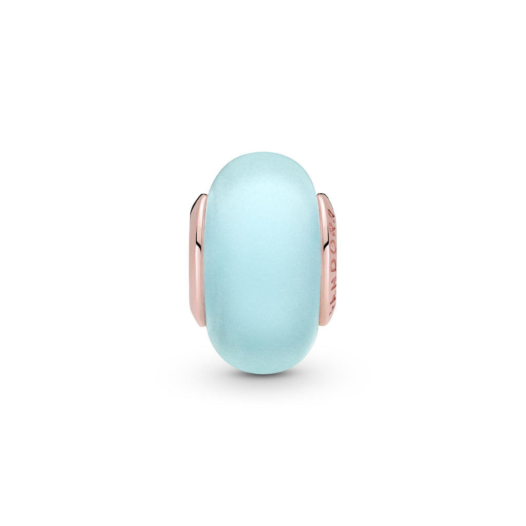 Pandora Moments Charm Verre de Murano Bleu Mat 789420C00