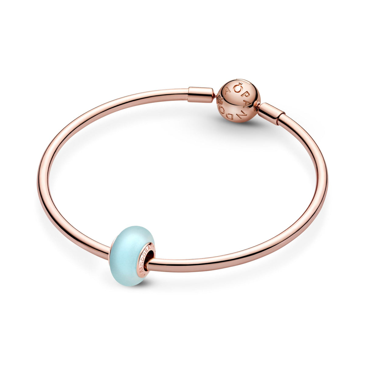 Pandora Moments Charm Verre de Murano Bleu Mat 789420C00