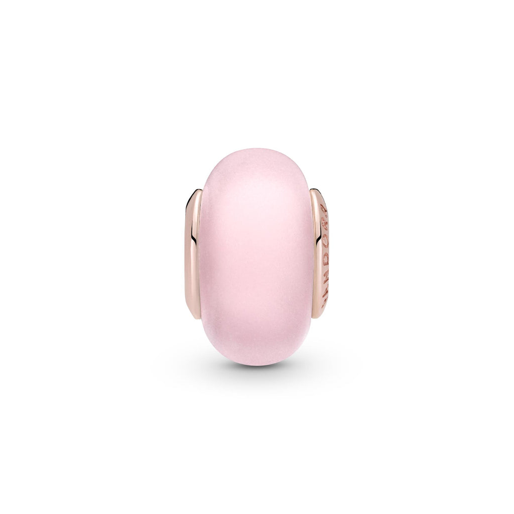 Pandora Moments Charm Verre de Murano Rose Mat 789421C00