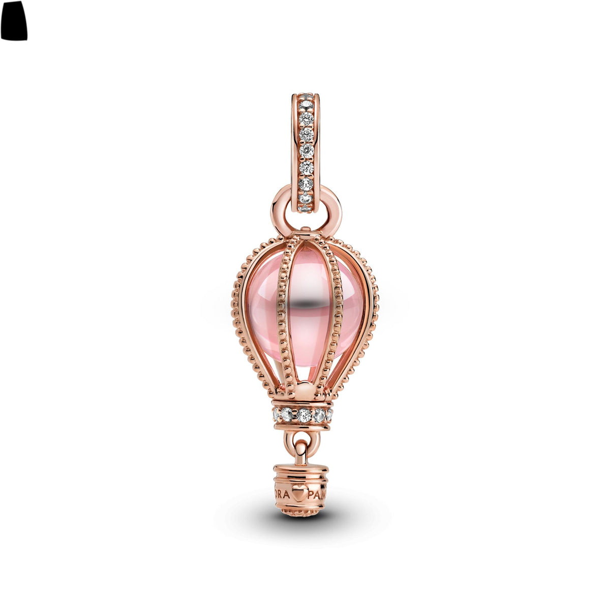 Pandora Moments Charm Pendant Montgolfière Rose Scintillant 789434C01