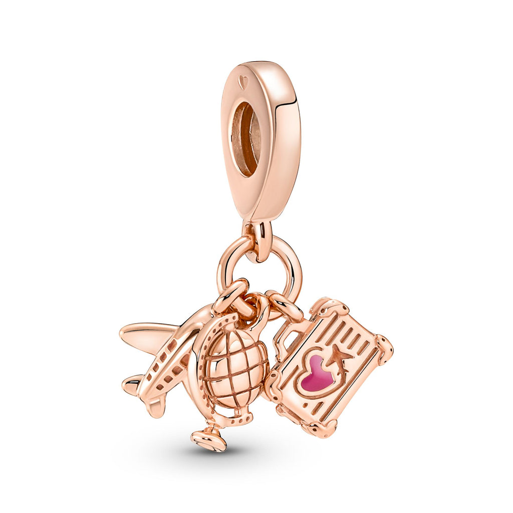 Pandora Moments Charm Pendant Avion, Globe & Valise 789435C01
