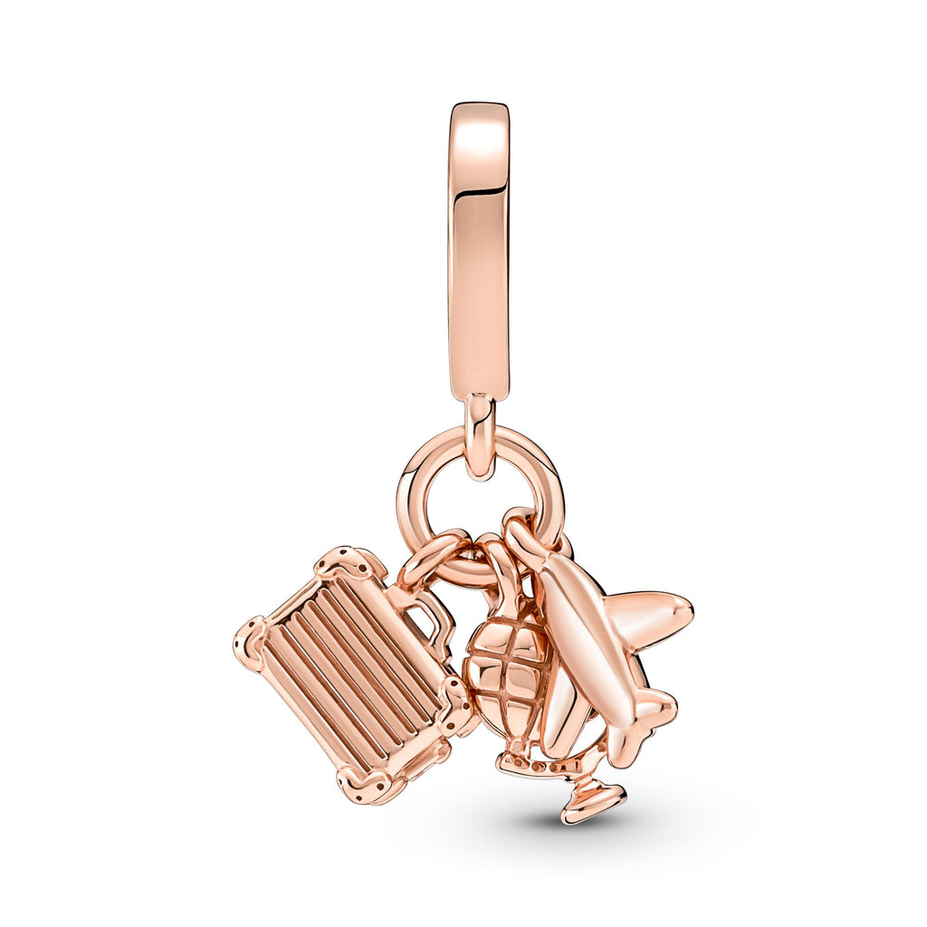 Pandora Moments Charm Pendant Avion, Globe & Valise 789435C01